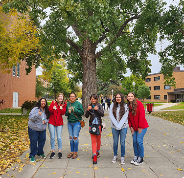 Students Getting Picture