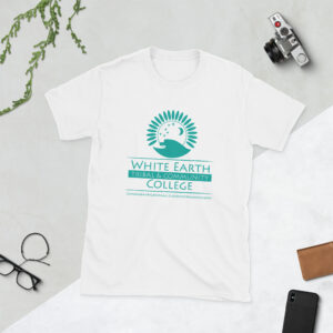 unisex basic softstyle t-shirt white front