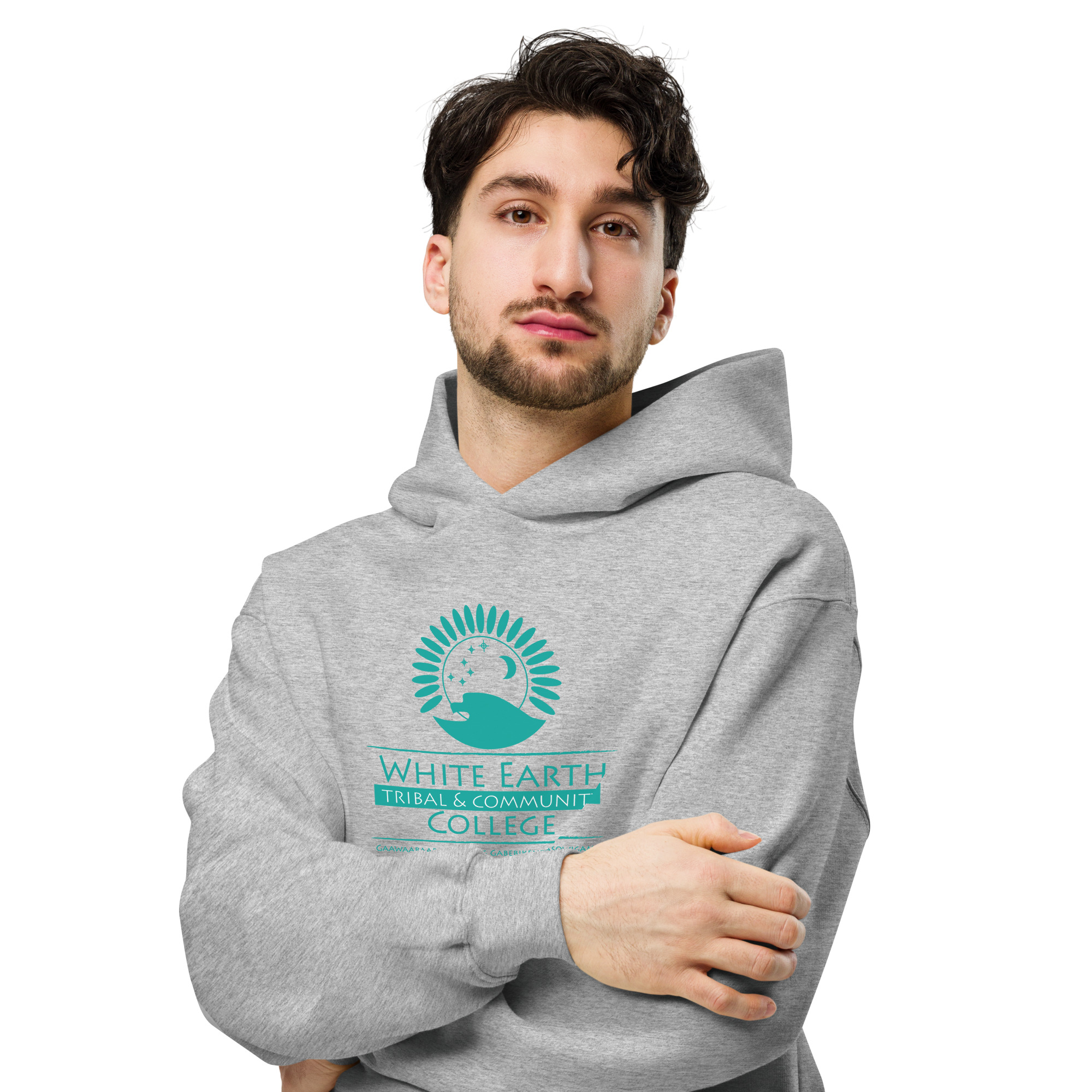 unisex oversized hoodie athletic heather
